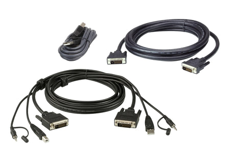 Image 1 for ATEN 1.8m USB DVI-D Secure KVM Cable Kit