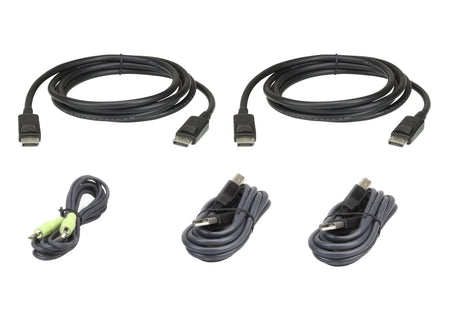 Image 1 for ATEN 1.8M Dual Display DisplayPort KVM Cable Kit
