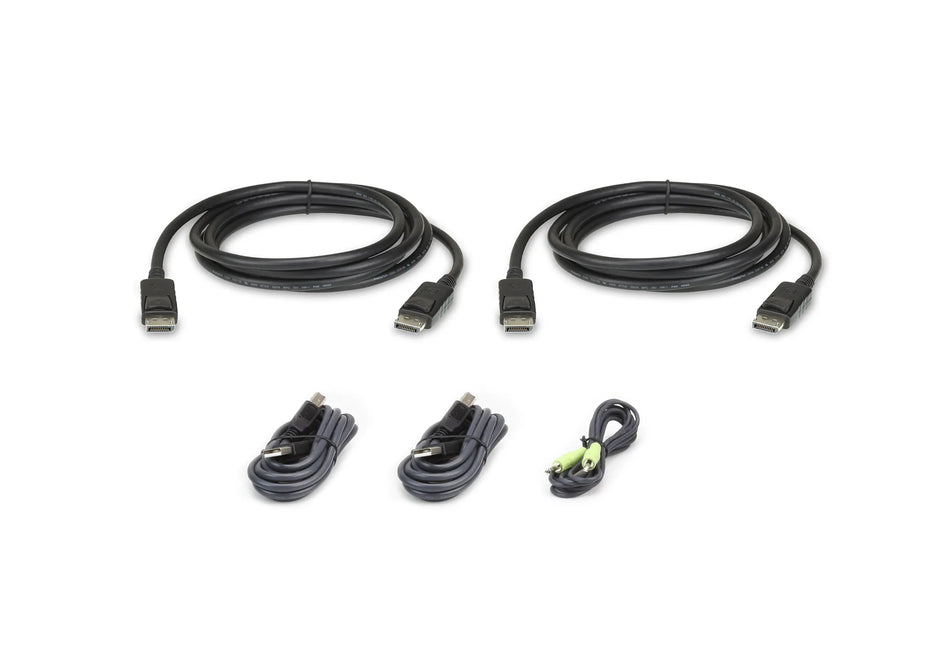 Image 2 for ATEN 1.8M Dual Display DisplayPort KVM Cable Kit