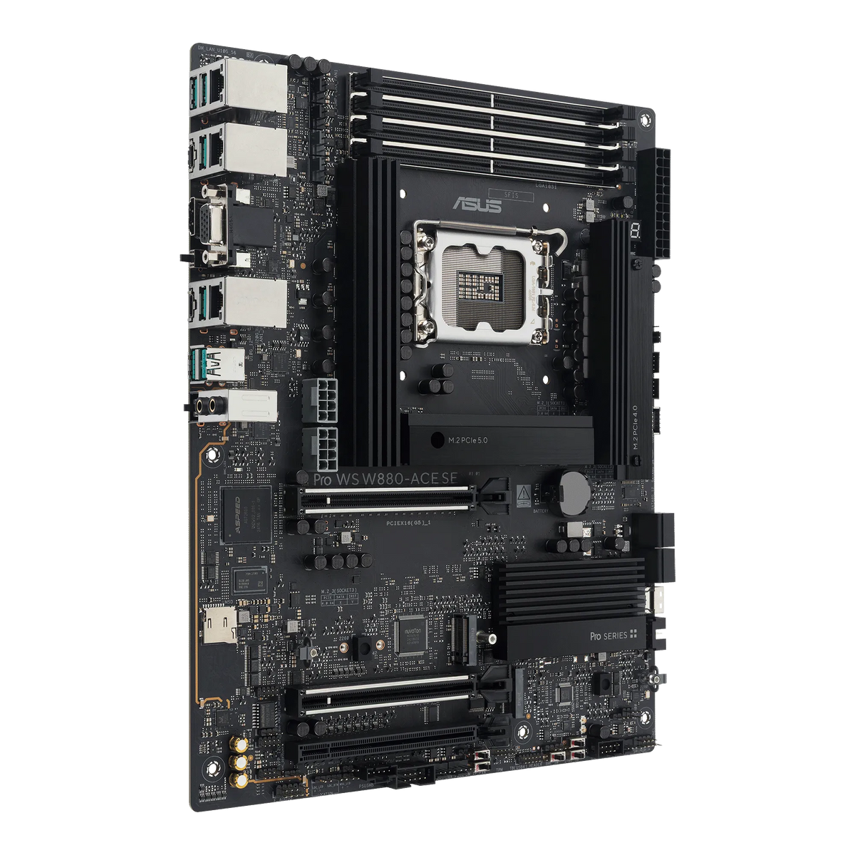 Image 7 for ASUS Motherboard/ATX/LGA1851/4xDIMM/Max.256GB/DDR5/Non-ECC/2xPCIe5x16(x16 or x8)/1xPCIe4x16(x4)/4xM.2/8xSATA/1xHDMI/1xType-C/1xV