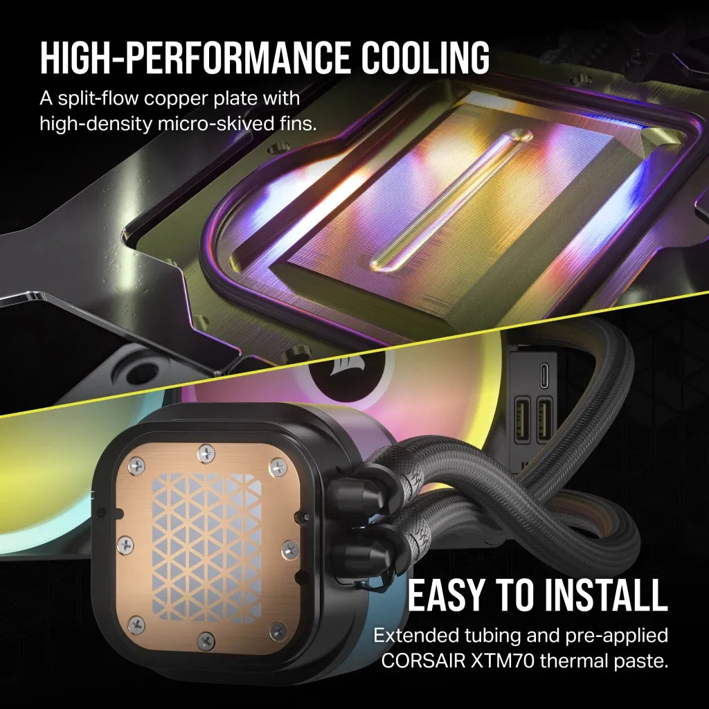 Image 8 for Corsair iCUE LINK H115i RGB Liquid CPU Cooler