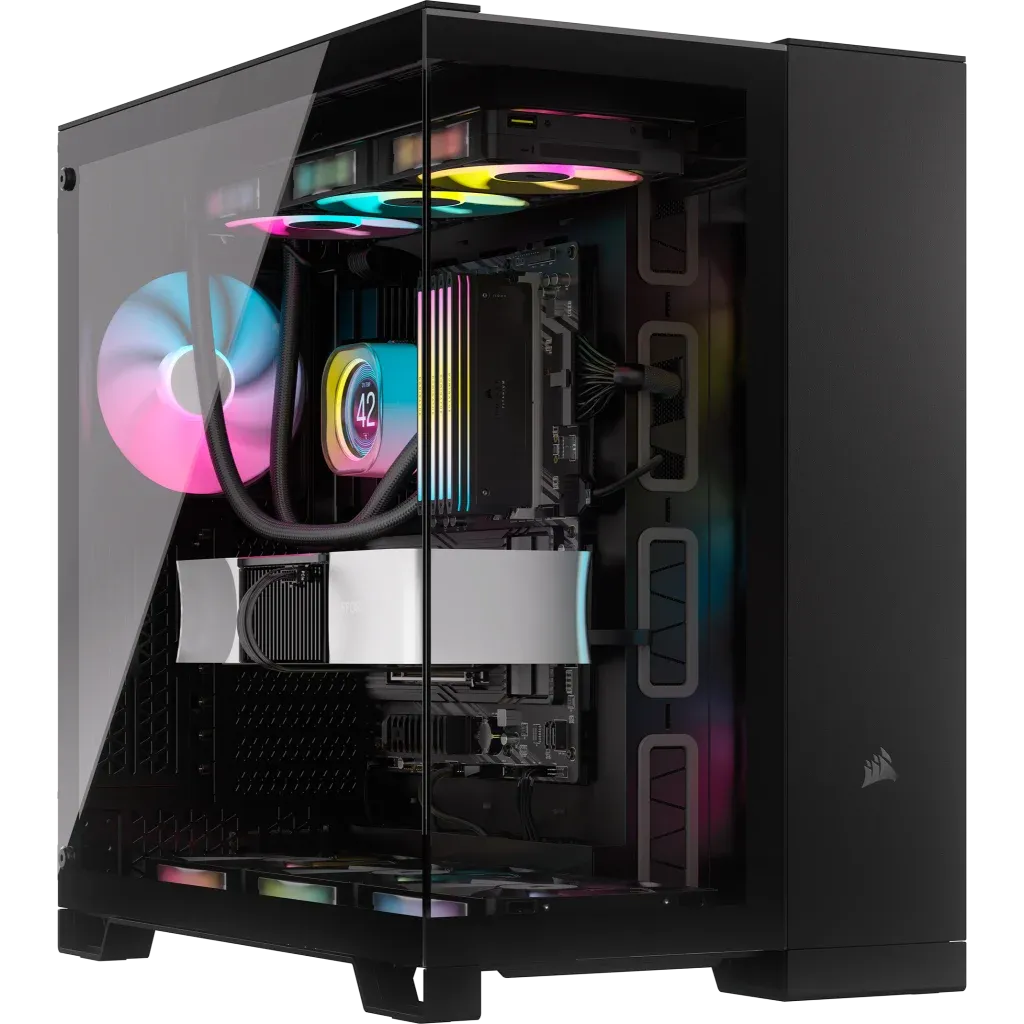 Image 7 for Corsair 6500X RGB Mid-Tower Black Dual Chamber PC Case
