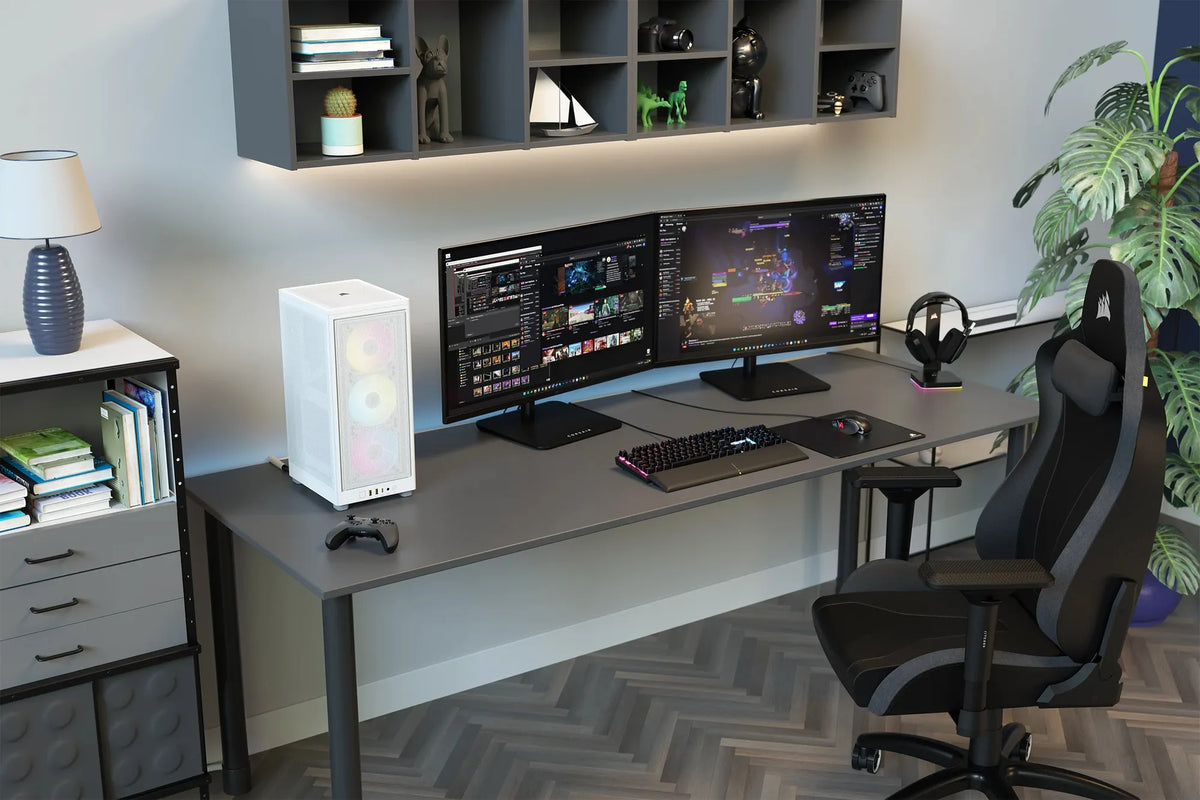 Image 15 for Corsair iCUE 2000D RGB Airflow White Mini-ITX Case