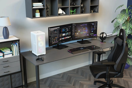 Image 15 for Corsair iCUE 2000D RGB Airflow White Mini-ITX Case