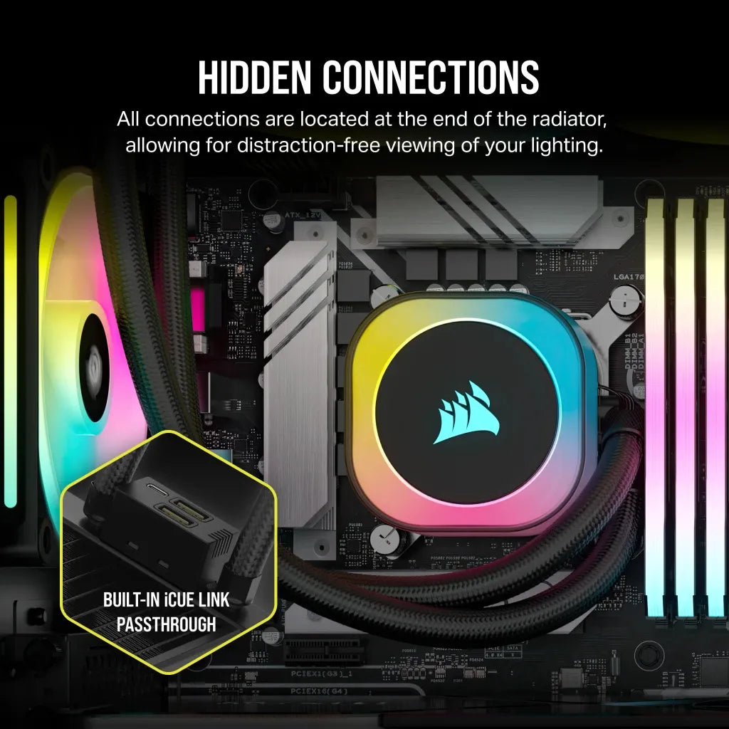 Image 10 for Corsair iCUE LINK H115i RGB Liquid CPU Cooler