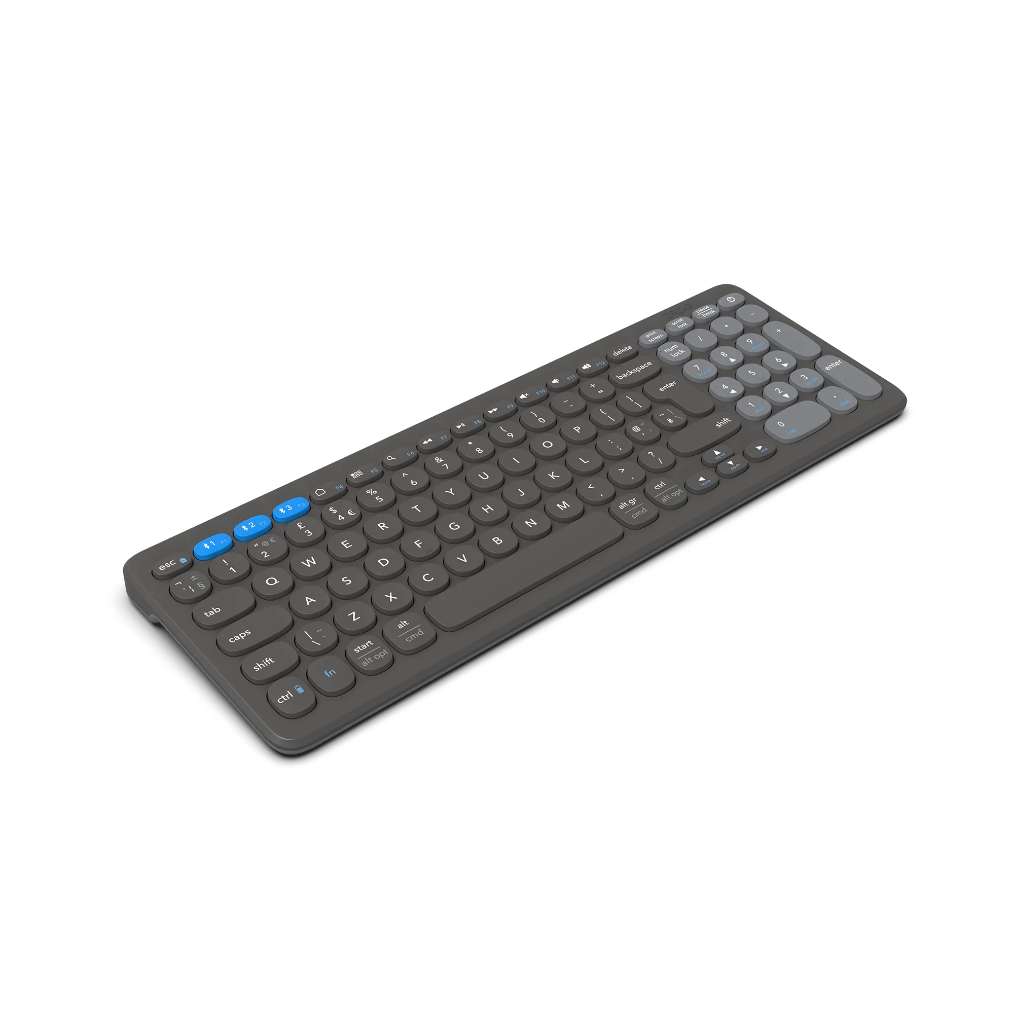 Image 2 for ZAGG Pro Keyboard Mid Size-Charcoal-UK 15