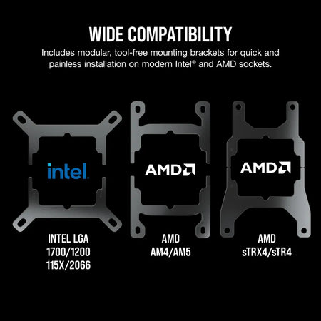 Image 5 for Corsair iCUE H100i ELITE RGB 240mm CPU Cooler