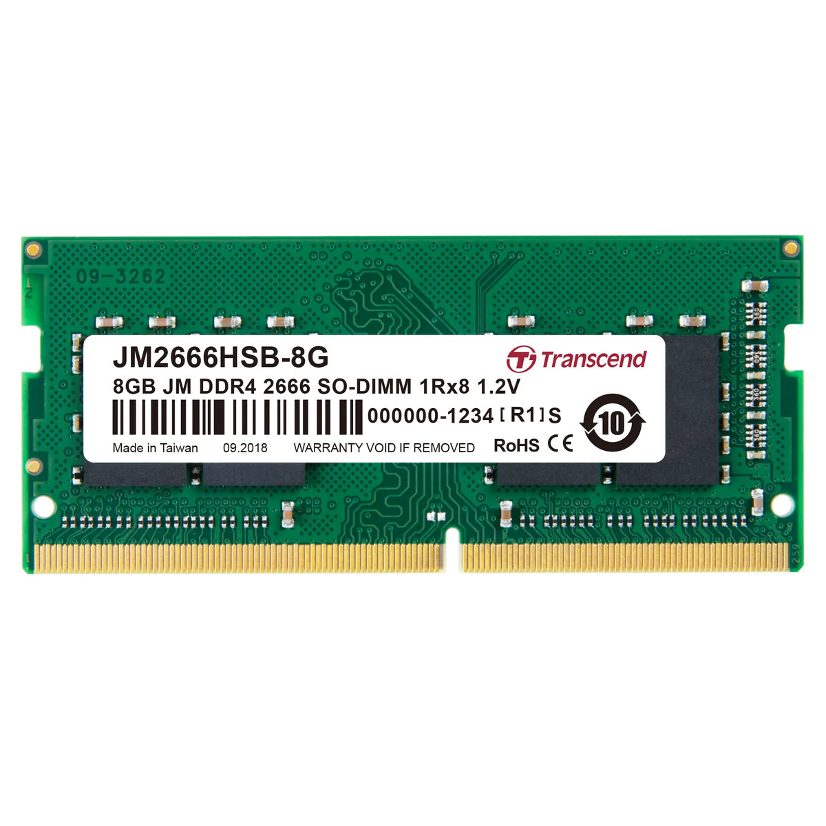 Image 2 for Transcend 8GB DDR4 2666MHz SO-DIMM Memory