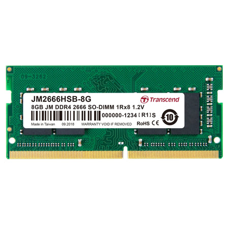 Image 2 for Transcend 8GB DDR4 2666MHz SO-DIMM Memory
