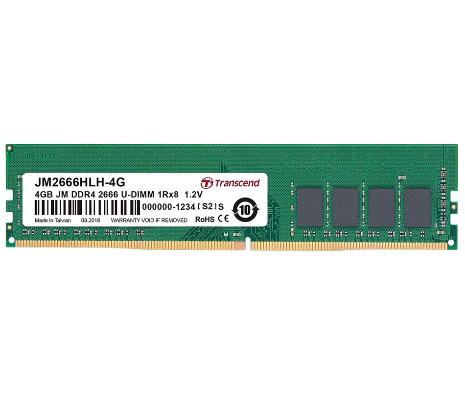 Image 2 for Transcend 4GB DDR4 2666MHz Desktop Memory