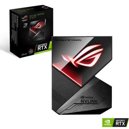 Image 6 for ASUS ROG NVLink Bridge for GeForce RTX Graphics Cards - 4-Slot with Aura Sync RGB