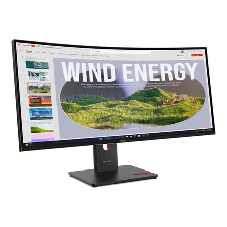 Image 6 for LENOVO ThinkVision T34WD-40 34 UQHD 4K VA120HzInternal PSU1xHDMI1xDPTypc-CBuilt in DockMulti-Directional StandVESA