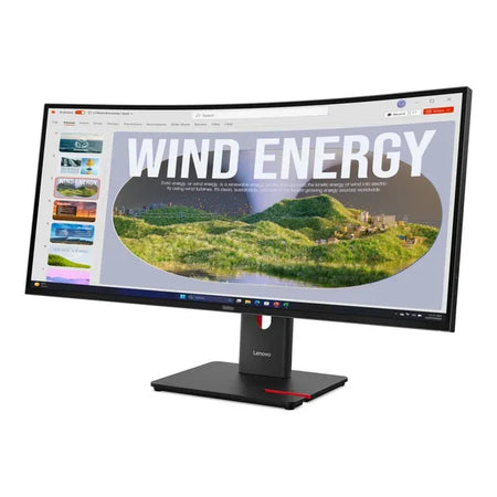 Image 8 for LENOVO ThinkVision T34WD-40 34 UQHD 4K VA120HzInternal PSU1xHDMI1xDPTypc-CBuilt in DockMulti-Directional StandVESA