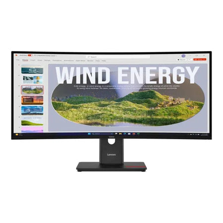 Image 9 for LENOVO ThinkVision T34WD-40 34 UQHD 4K VA120HzInternal PSU1xHDMI1xDPTypc-CBuilt in DockMulti-Directional StandVESA