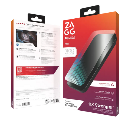Image 1 for InvisibleShield Glass XTR4  Apple iP16 Pro Max Screen
