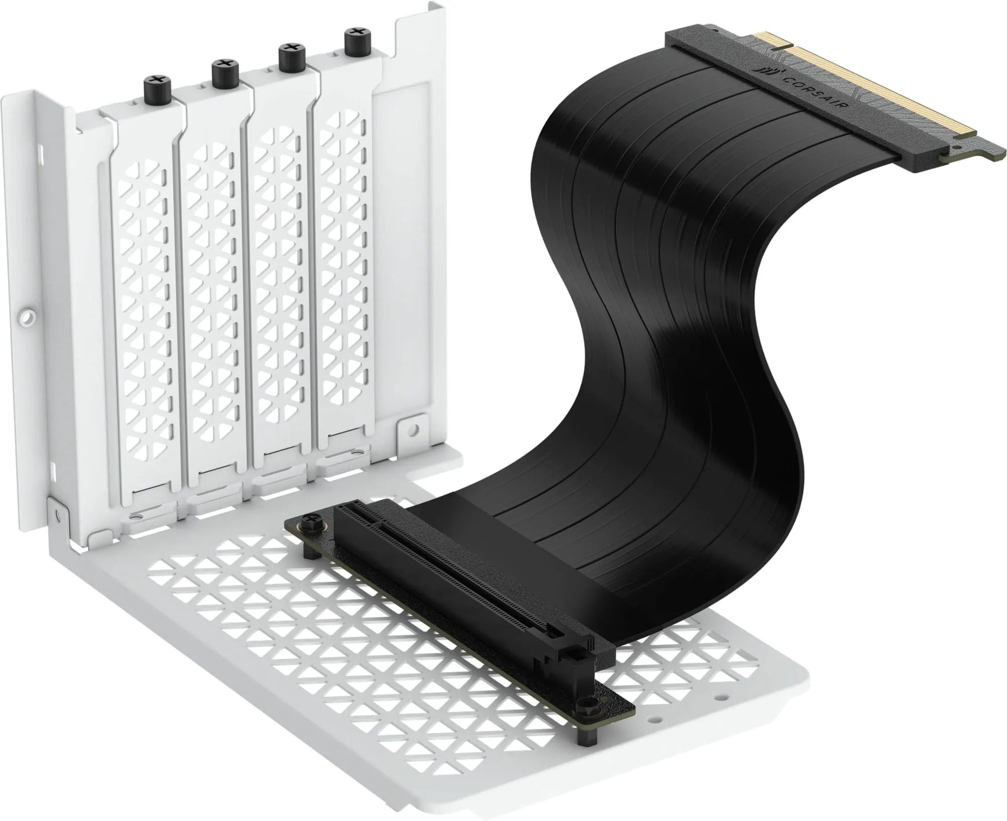 Image 1 for Corsair 6500 Series Vertical GPU Mount Kit - White