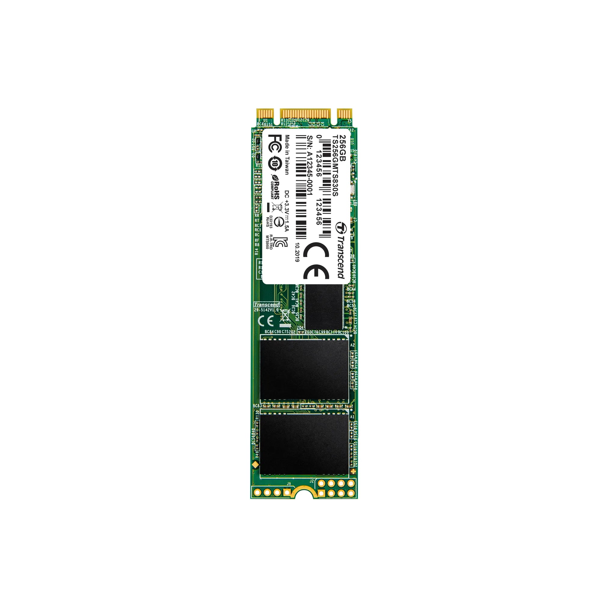 Image 2 for Transcend 256GB MTS830S M.2 SATA SSD