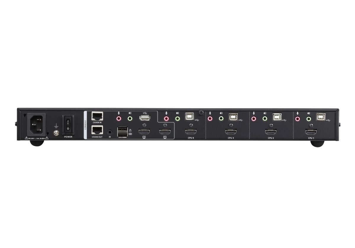 Image 2 for ATEN 4-Port USB HDMI Multi-View KVMP Switch