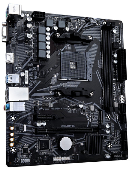 Image 2 for GIGABYTE A520M-K V2 AMD AM4 Micro ATX Motherboard
