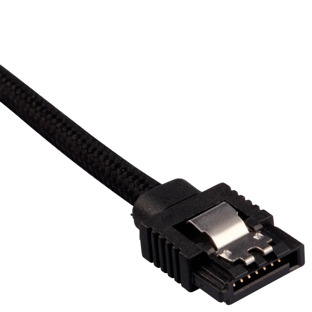 Image 3 for Corsair Premium Sleeved SATA Data Cable Set with Straight Connectors - Black, 60cm