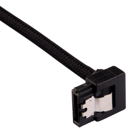 Image 2 for Corsair Premium Sleeved SATA Cable with 90Â° Connectors