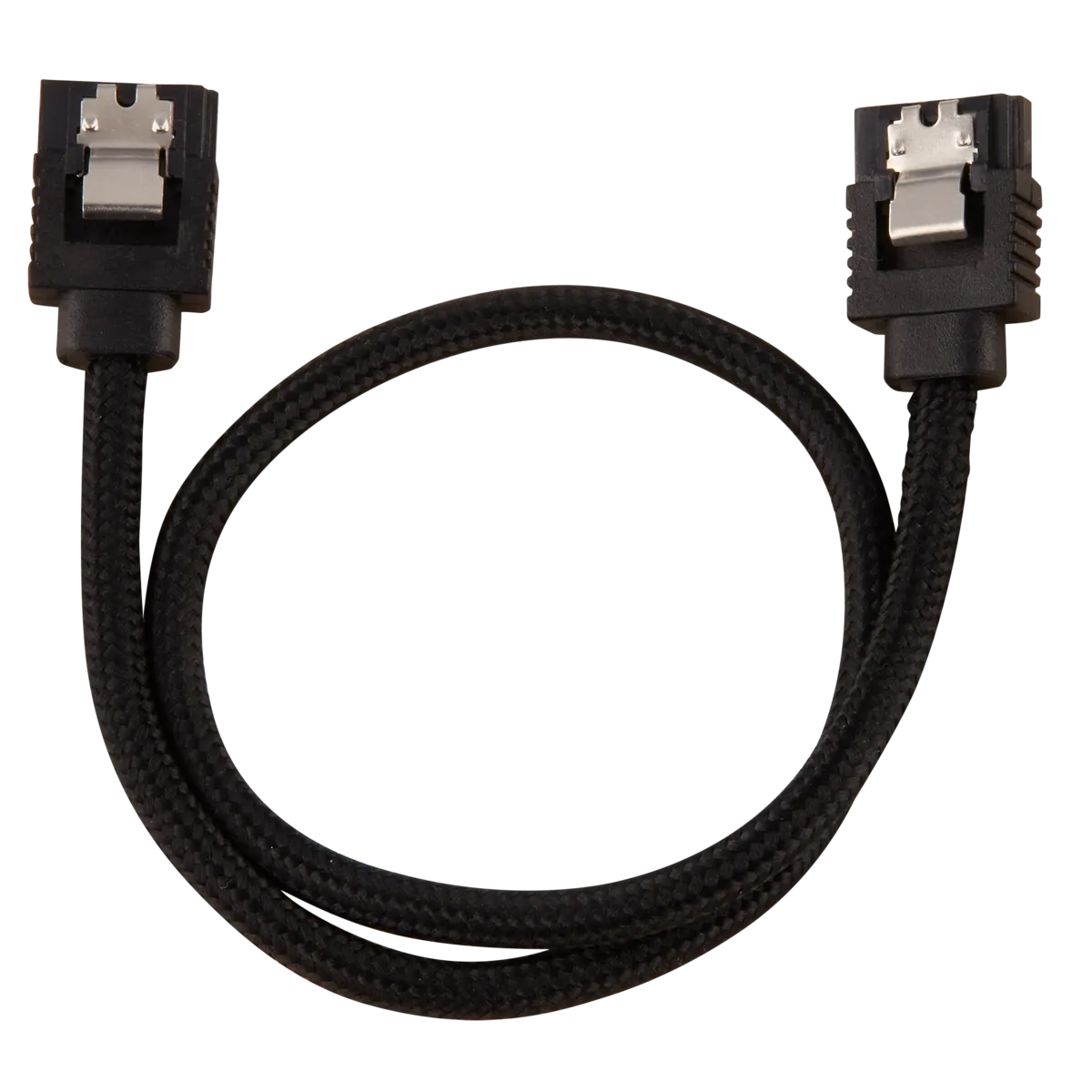 Image 1 for Corsair Premium Sleeved SATA Data Cable Set - Black, 30cm