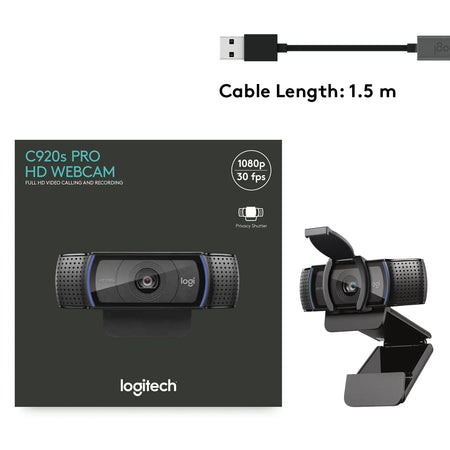 Image 6 for Logitech C920s HD Pro Webcam