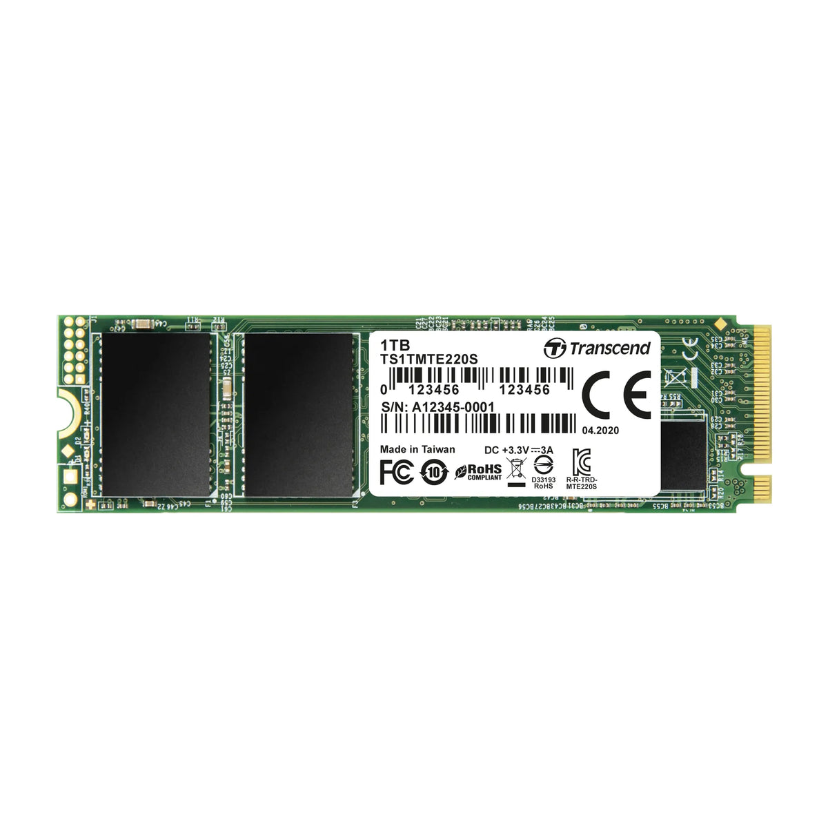 Image 5 for Transcend MTE220S 1TB NVMe M.2 SSD
