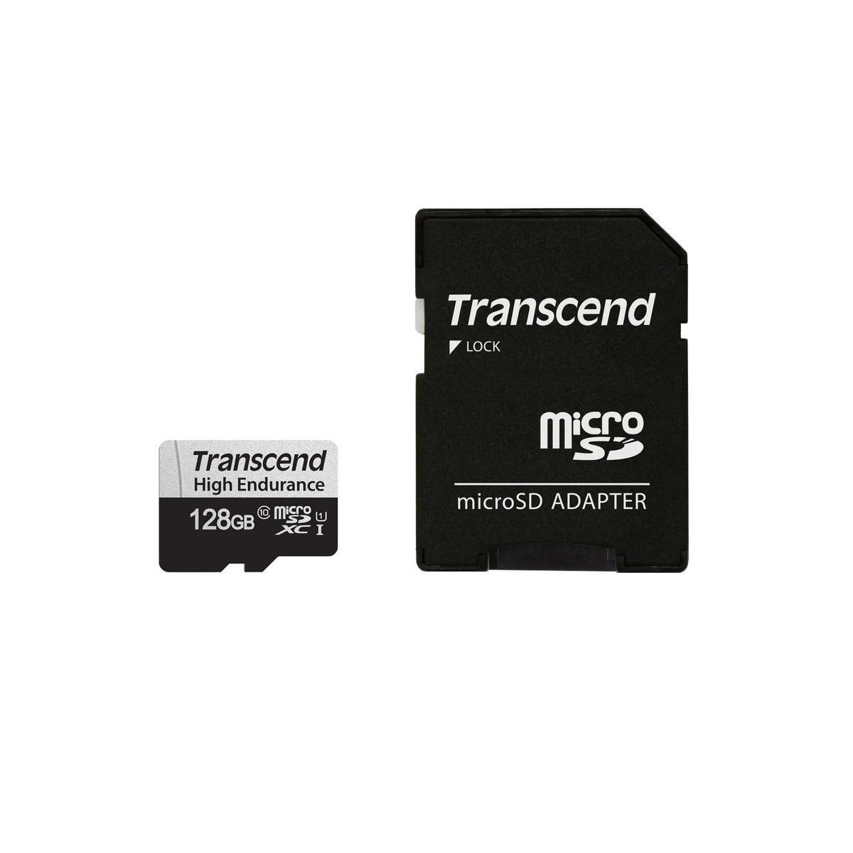 Image 1 for Transcend 128GB High Endurance Micro SD Card