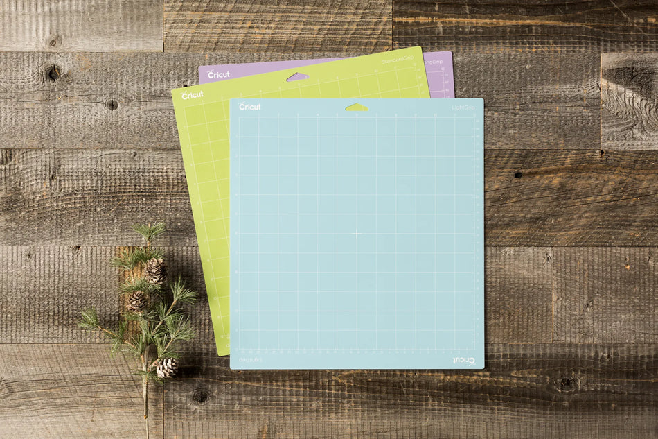Image 1 for Cricut LightGrip Machine Mat 3-Pack 30x30cm