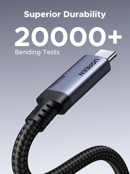 Image 2 for UGREEN USB4 Gen4 240W USB-C to USB-C Cable (Black)