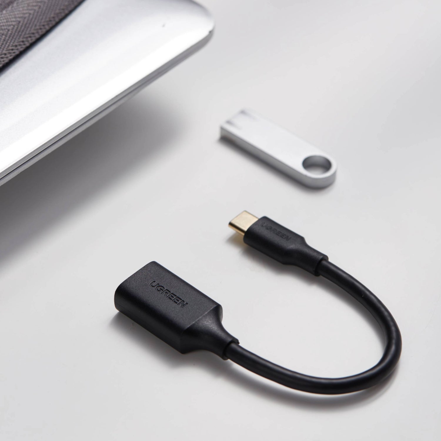 Image 3 for UGREEN Type-C to USB-A Adapter (Male to Female, 15cm)– Black