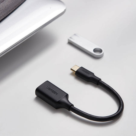 Image 3 for UGREEN Type-C to USB-A Adapter (Male to Female, 15cm)– Black