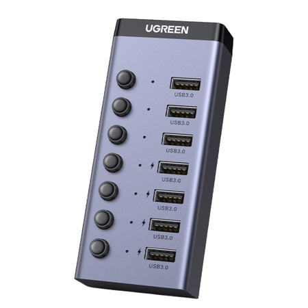 Image 2 for UGREEN 7 in 1 USB 3.0 Hub-Grey