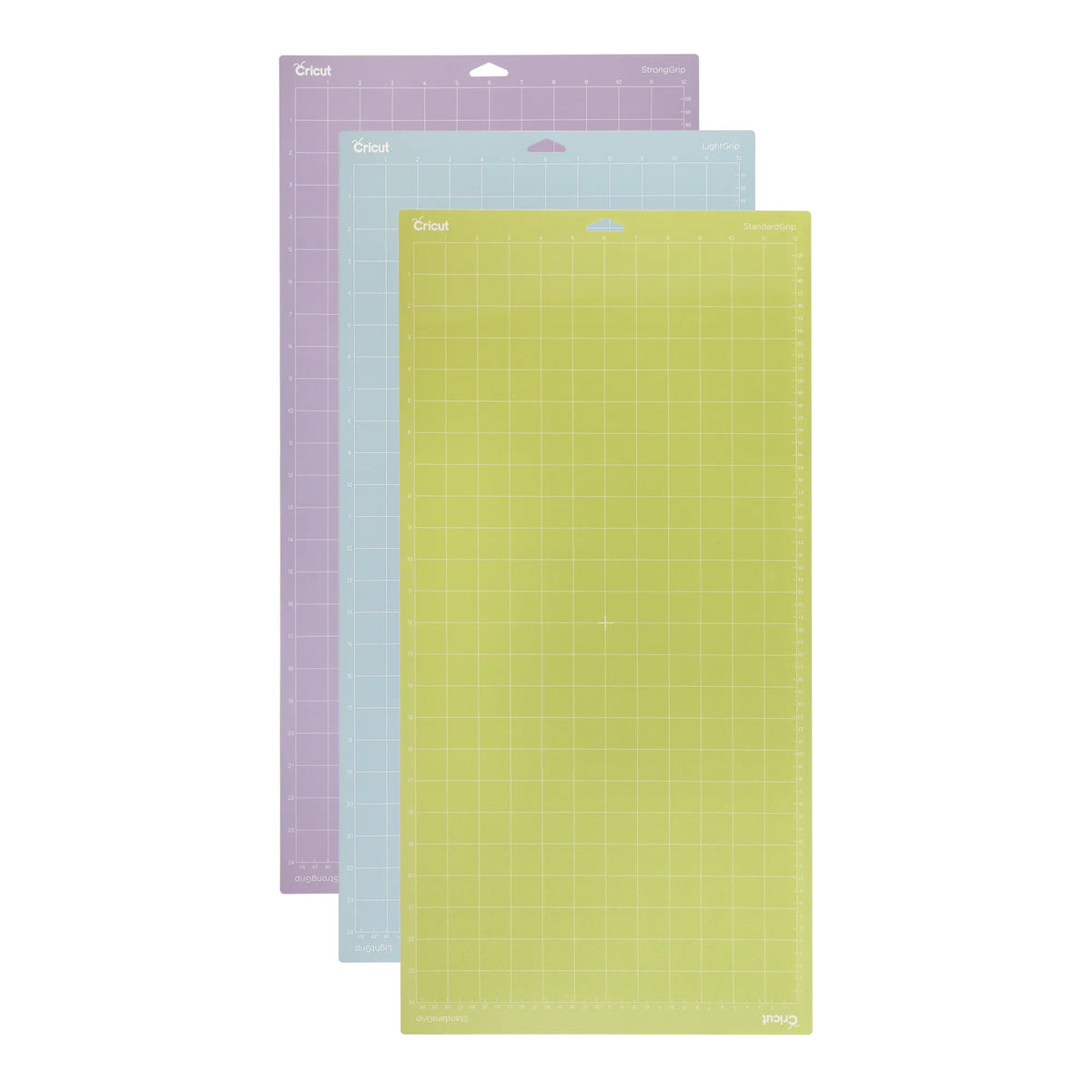 Image 2 for Cricut Explore/Maker Machine Mats 3-Pack (LightGrip, StandardGrip, StrongGrip) - 30x60cm