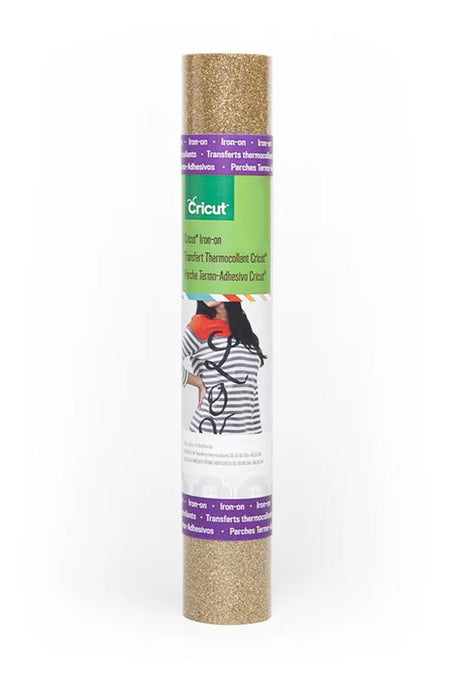Image 2 for 2002039 - Cricut Glitter Iron-On 30x48cm (Gold)