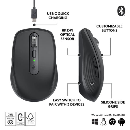 Image 15 for Logitech MX Anywhere 3S Wireless Mouse
