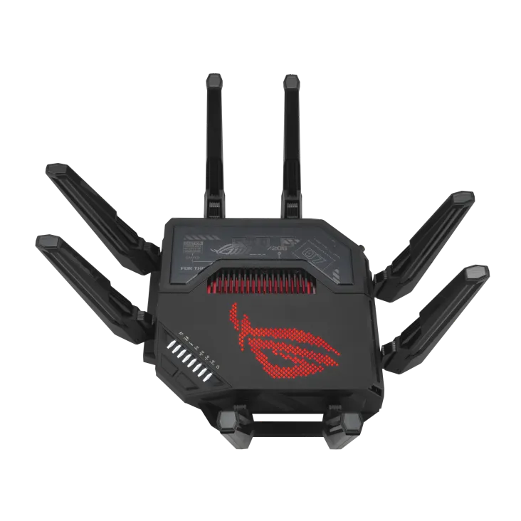 Image 7 for ASUS ROUTER/Gaming/WiFi7/1032+2882+5764Mbps/2.4GHz3x3/5GHz2x2/6GHz2x2/1xWAN(10G)/1xWAN(2.5G)/3xLAN/1xUSB/AiMesh/AiProtection/VPN