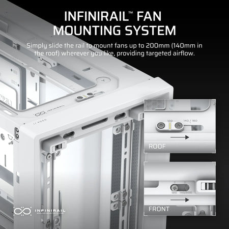 Image 6 for Corsair FRAME 4000D White Mid-Tower PC Case