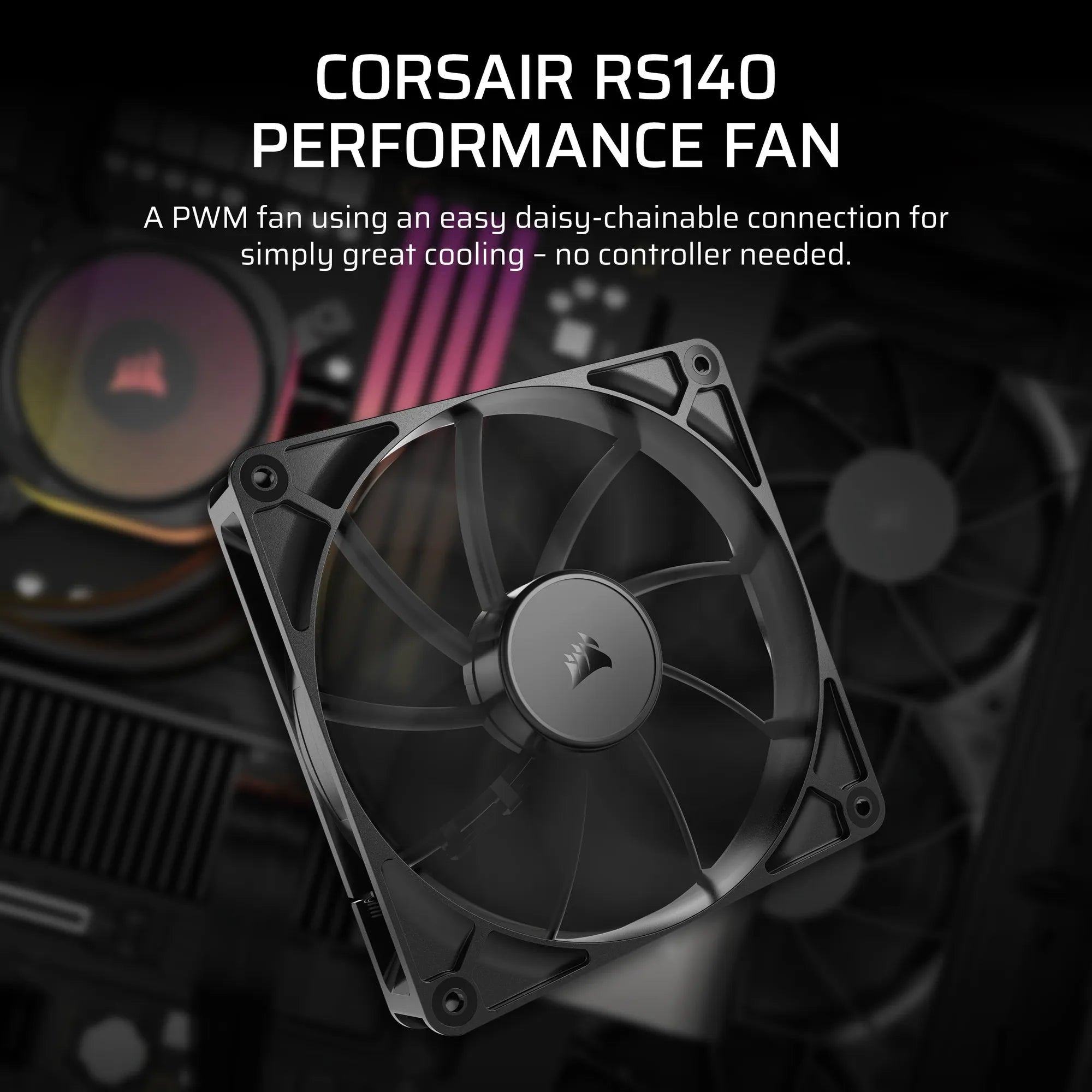 Image 3 for Corsair RS140 140mm PWM Fan