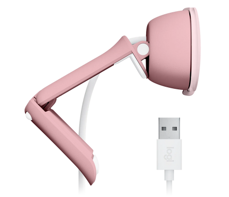 Image 3 for LOGI Brio 100 Full HD Webcam - Rose