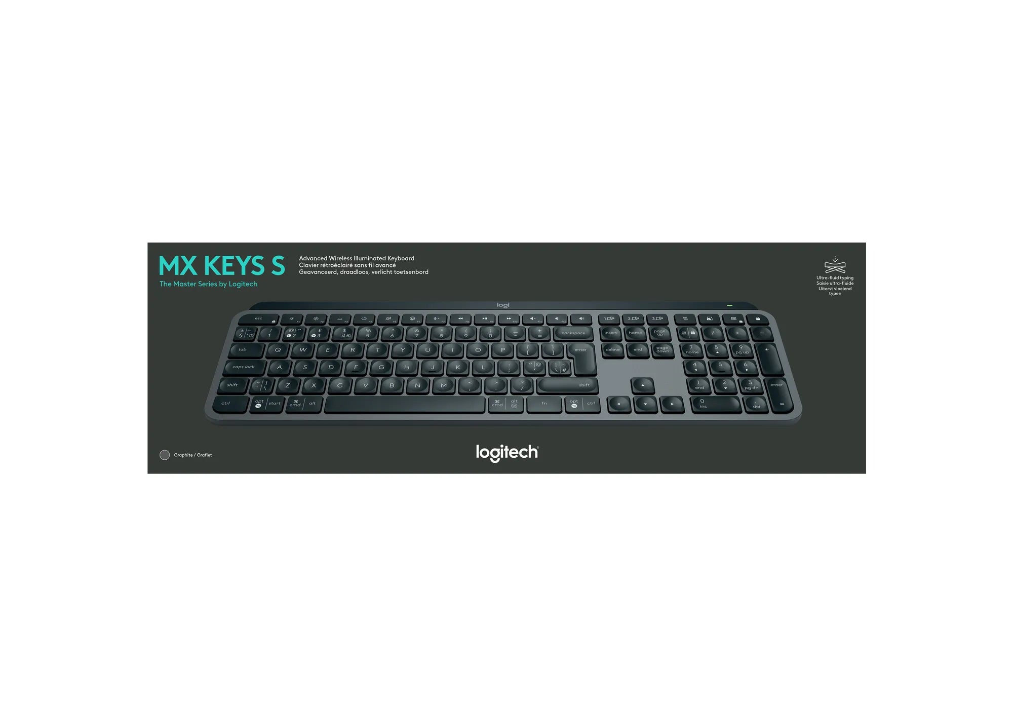 Image 5 for Logitech MX Keys S Keyboard - Graphite