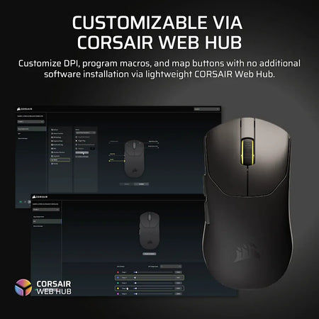 Image 3 for Corsair SABRE v2 PRO ULTRALIGHT WIRELESS Gaming Mouse - Black