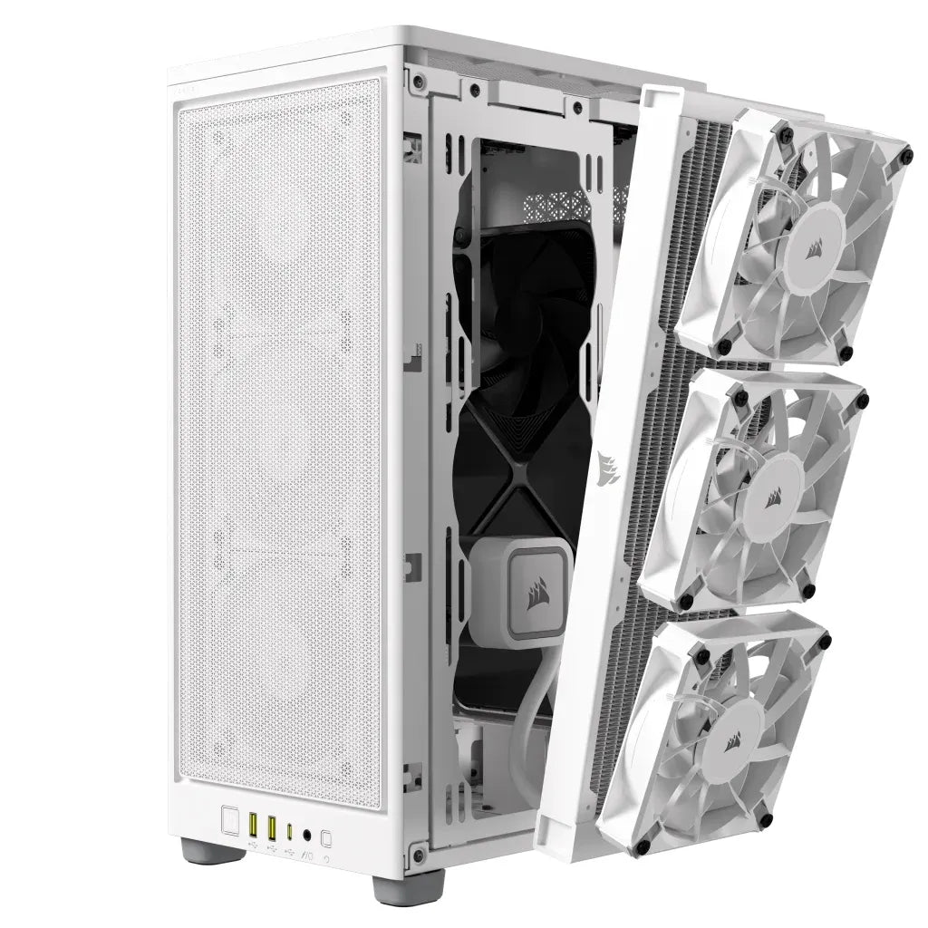 Image 3 for Corsair 2000D Airflow White Mini-ITX Case