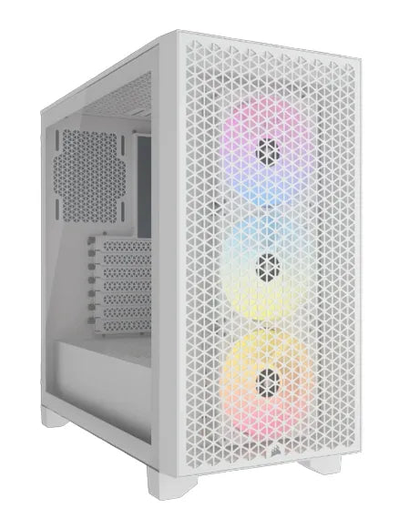 Image 5 for Corsair 3000D RGB Airflow White Mid-Tower PC Case