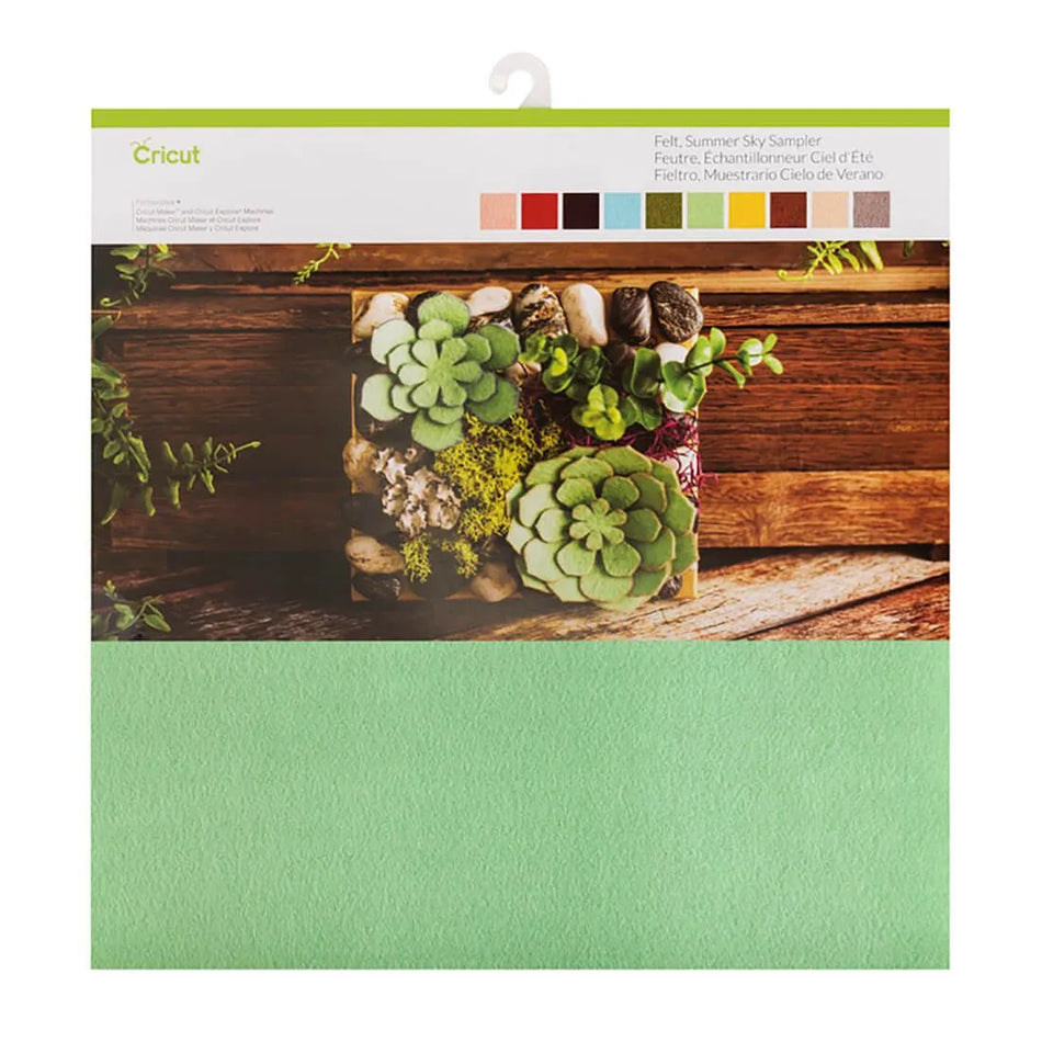 Image 2 for Cricut Felt Sampler 10-Sheet Pack