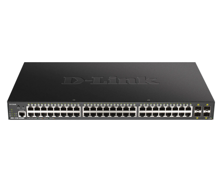 Image 2 for D-Link DGS-1250-52XMP 52-Port Gigabit Smart Managed PoE Switch with 4x 10G SFP+ Uplinks