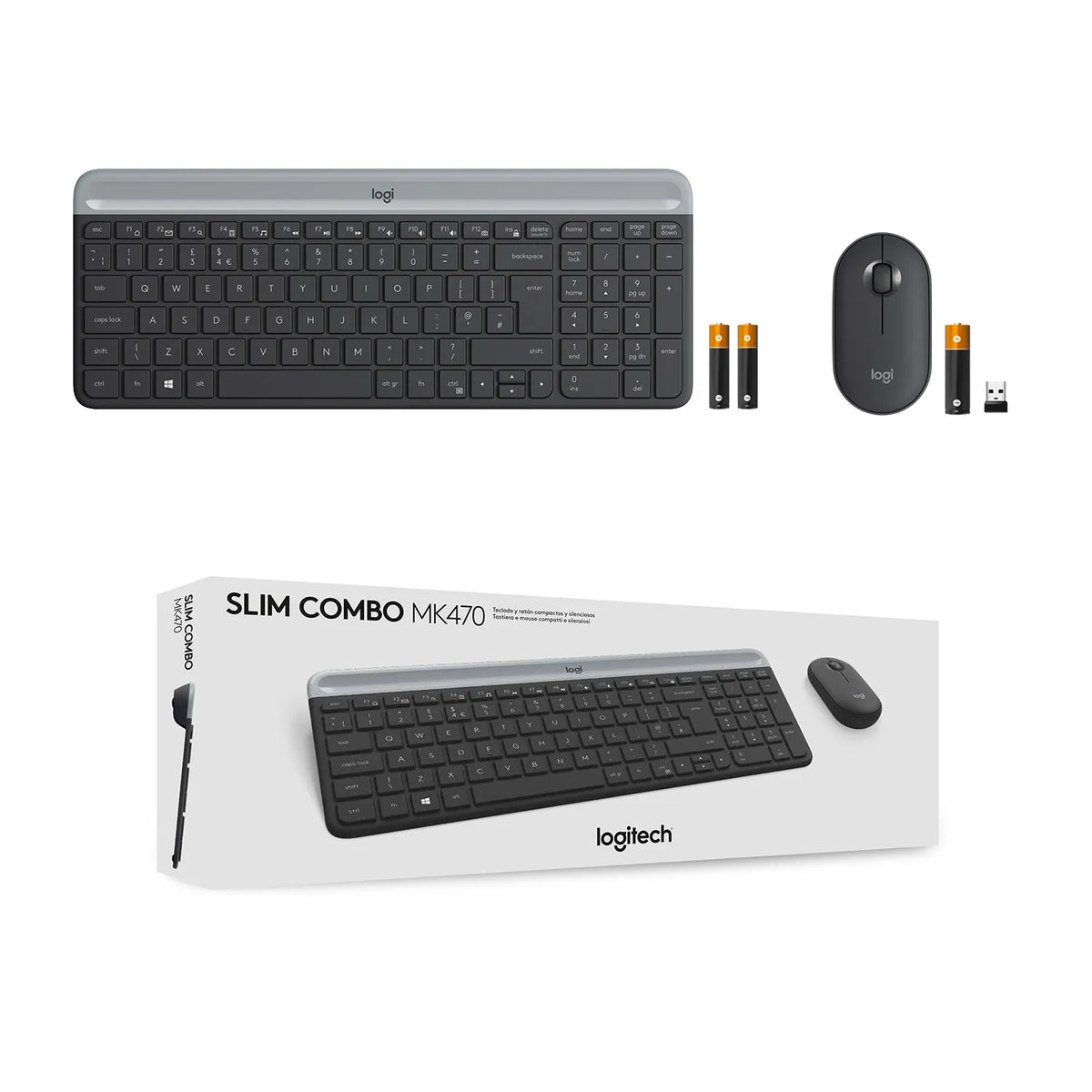 Image 2 for Logitech MK470 Wireless Keyboard and Mouse Combo
