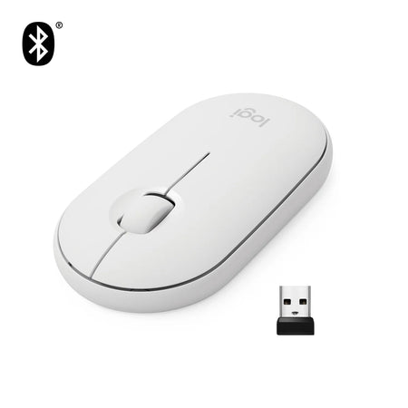 Image 3 for Logitech Pebble M350 Wireless Mouse - Off-White