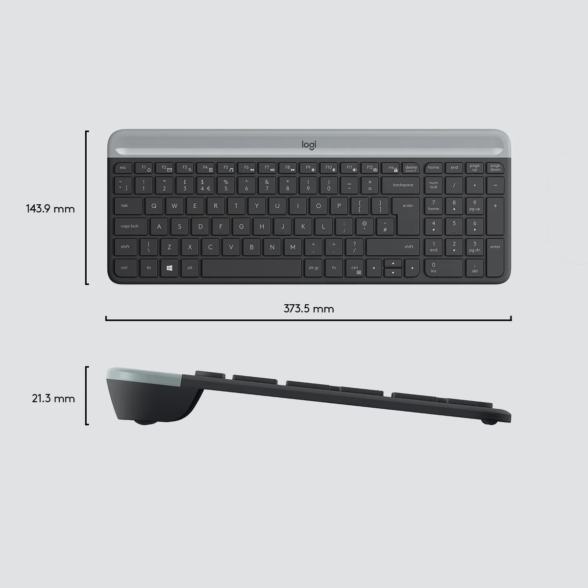 Image 6 for Logitech MK470 Wireless Keyboard and Mouse Combo
